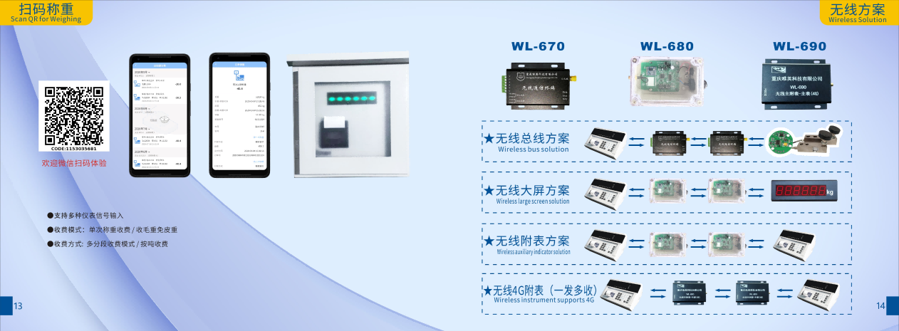 扫码称重无线方案