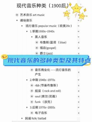 音乐流派科普指南/音乐流派分类及代表